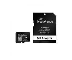 MEM MICRO SDHC 16GB MEDIARANGE + ADAPTADOR SD