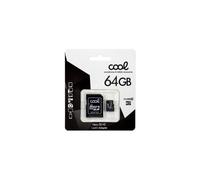 Tarjeta de memoria Micro SD con adaptador de 64 GB (clase 10) - COOL