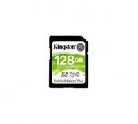 Kingston Technology Tarjeta SDXC Canvas Select Plus 100R C10 UHS-I U3 V30 de 128GB
