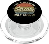 Mema Like A Grandma Only Cooler Mother's Day Mema PopSockets PopGrip para MagSafe