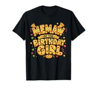 Memaw of The Birthday Girl Pizza Party Theme Camiseta
