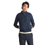 Members Only Original Iconic Racer Jacket Caqueta de algodón Ligera, Authentic Navy, Medium para Hombre