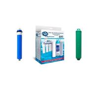 Membrana 100 GPD + Pack 3 Filtros ósmosis + Postfiltro Remineralizante. Pack de 3 filtros compuesto por 1 de Sedimentos, 1 de Carbón GAC, 1 de Carbón Block. Bbagua.