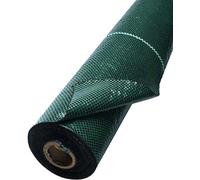Membrana de cobertura de suelo plegada, membrana antihierbas, tela barrera antihantihierbas duradera para jardín, esteras antihierbas para protección de árboles (0,91 x 152 m / 3 x 500 pies)