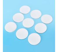 Membrana de filtro microporosa de fibra de vidrio hidrofílica de 50 Uds., papel de filtro de muestreo de partículas de alta eficiencia(0.00022mm D90mm)