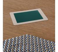 Membrana de observador de campo para visualización de campo estática, tarjeta de visualización ABS amarilla de 25 mm/30 mm/50 mm con color real y efecto gris, herramienta educativa portátil de ciencia