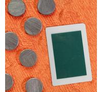 Membrana de observador de campo para visualización estática magnética/eléctrica de campo, tarjeta de visualización ABS amarilla, herramienta de investigación educativa y científica