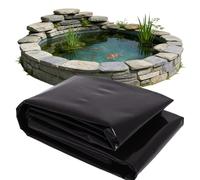 Membrana de Piscinas Flexible Revestimiento de Estanque de Goma Large Forro de Estanque para Fuentes paisajismo y la Vida Silvestre 5x5 7x4 8x6 9x3 10x8.0m Forros de Estanque Reutilizable(4x7.0M)