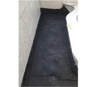 Membrana de tela resistente para suelos - Barrera antihierbas de 5 oz para jardisuelos - Barrera antihierbas de 5 oz para jardines y estabilización de caminos de acceso (Negro, 1,5 m x 65 m)