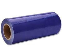 Membrana Desechable Adhesiva Cubrir Zapatos 100m, DiáMetro Interior del Cilindro: 3,5cm, Ancho: 16cm, Material de PVC para MáQuina Dispensadora AutomáTica de Cubrezapato(Blue,1 Roll)