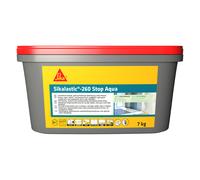 SIKA - Membrana impermeabilizante - Sikalastic 260 Stop Agua gris claro - Lista al uso para aplicar en baños y duchas - Secado rápido - 7 kg