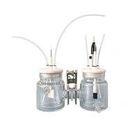 Membrana iónica de membrana intercambiable con celda electrolítica sellada a temperatura constante para baño maría de tipo H (50 ml-50 ml)