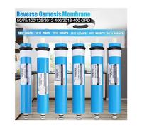 Membrana RO de ósmosis inversa for el hogar, agua repuesto, purificador filtro, tratamiento potable 50/75/100/125GPD para toda la Casa(50GPD)