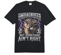 Meme Bootleg de Gato sin diagnosticar Pero Algo no está Bien Comfort Colors Adult Heavyweight T-Shirt