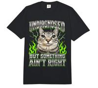 Meme Bootleg de Gato sin diagnosticar Pero Algo no está Bien Comfort Colors Adult Heavyweight T-Shirt