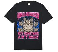 Meme Bootleg de Gato sin diagnosticar Pero Algo no está Bien Comfort Colors Adult Heavyweight T-Shirt