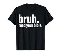 Meme Bruh Lee Tu Biblia Dios Gracioso Camiseta