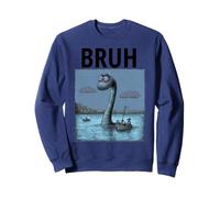Meme Bruh, Meme Divertido Monstruo del Lago Ness Sudadera