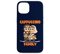 Meme de Brainrot italiano a juego de la familia Cappuccino Assassino Carcasa para iPhone 13