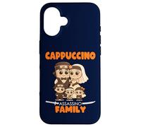 Meme de Brainrot italiano a juego de la familia Cappuccino Assassino Carcasa para iPhone 16