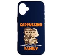 Meme de Brainrot italiano a juego de la familia Cappuccino Assassino Carcasa para iPhone 16 Plus