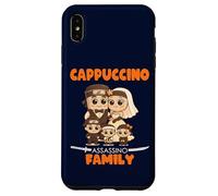 Meme de Brainrot italiano a juego de la familia Cappuccino Assassino Carcasa para iPhone XS Max