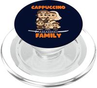 Meme de Brainrot italiano a juego de la familia Cappuccino Assassino PopSockets PopGrip para MagSafe