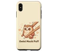 Meme de búho Kawaii con diseño de búho Owlet Mochi Puff Carcasa para iPhone XS MAX