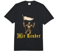 Meme De Caballero Medieval Gracioso Rendición Señor Render Comfort Colors Adult Heavyweight T-Shirt