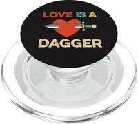 Meme De Cita De Amor Es Una Daga PopSockets PopGrip para MagSafe