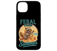 Meme de Feral Child Summer Raccoon Beach Chaos Carcasa para iPhone 14 Plus