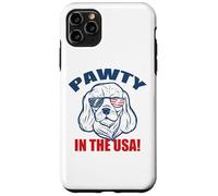Meme de Gafas de Sol Pawty in The USA Party Basset Hound Carcasa para iPhone 11 Pro MAX