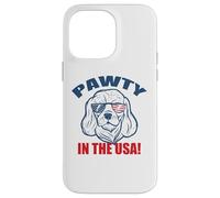 Meme de Gafas de Sol Pawty in The USA Party Basset Hound Carcasa para iPhone 14 Pro MAX