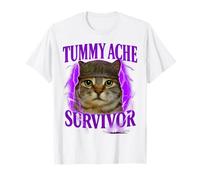 Meme De Gato Gracioso Dicho Divertido Gatos Animales Dolor De Abdomen sobre Camiseta