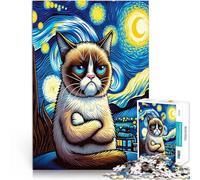 Meme de Gato Rompecabezas para Adultos de 2000 Piezas Desafiante de completar, Pero Divertido y Gracioso. Regalos de cumpleaños, Regalos, Arte Mural 70x100cm