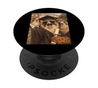 Meme de graduación de Hawks Selfie Senior Class of 2026 Funny Grad PopSockets PopGrip Adhesivo