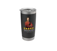 Meme de historia inglesa - Batalla de Waterloo - Wellington Vaso térmico de acero inoxidable de doble pared
