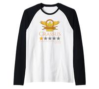 Meme de Historia Romana Antigua - Craso - Espartaco - SPQR Camiseta Manga Raglan