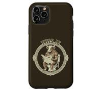 Meme de Humor Atrevido de Bullshit Bull on Toilet Carcasa para iPhone 11 Pro