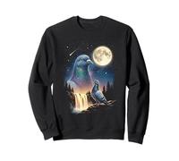 Meme de la Paloma Aullando a la Luna, Divertido pájaro Paloma de los 90 Sudadera