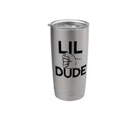 MEME DE LIL DUDE Fist Bump Fun Matching Buddies Vaso térmico de acero inoxidable de doble pared