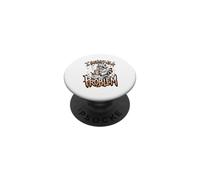 Meme de Mapache Divertido Que identifico como un Problema Sarcasmo PopSockets PopGrip Adhesivo