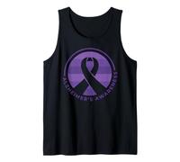 Meme de Memoria de la Cinta Morada de la Conciencia de Alzheimer Camiseta sin Mangas