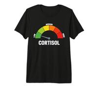 Meme de Niveles Bajos de cortisol Camiseta Premium