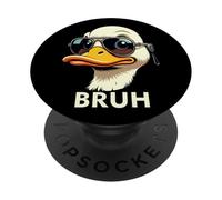 Meme De Pato Bruh PopSockets PopGrip Adhesivo