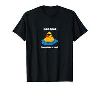 Meme De Pato De Goma Sarcástico Divertido Splish Splash Camiseta