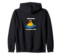 Meme De Pato De Goma Sarcástico Divertido Splish Splash Sudadera con Capucha