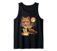 Meme del Zorro Aullando a la Luna, Divertido Zorro de los 90 Camiseta sin Mangas