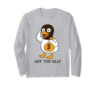 Meme Divertido Amante del Ganso se volvió Demasiado Tonto Manga Larga