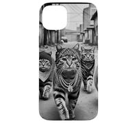 Meme Divertido de Gang of Feral Street Cats 90 Carcasa para iPhone 15 Plus